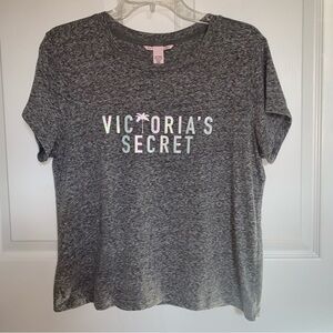 Iridescent Victoria’s Secret Palm Tree Sleep Tee